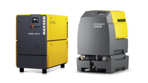 Olajmentes dugattyús kompresszorok komplett berendezésekként a Kaeser vállalattól.