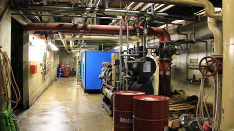 Régi sűrített levegő állomás a ZF Friedrichshafen vállalatnál