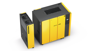 CSDX csavarkompresszor beépített szárítóval.