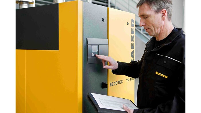 Secotec TF látens tárolórendszerű szárító sűrített levegő előkészítéséhez