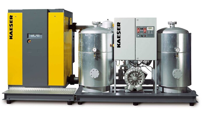 Hybritec hidegen regeneráló adszorpciós szárító sűrített levegő előkészítéséhez