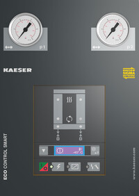 Az ECO CONTROL SMART vezérlés által az üzemelési paraméterek és jelentések valós időben állnak rendelkezésre.