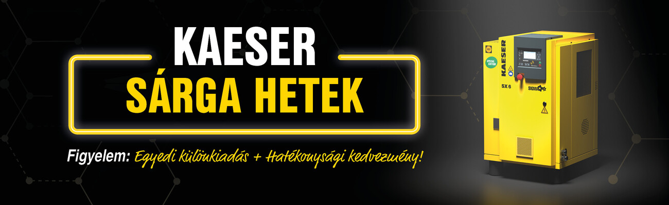 KAESER YELLOW WEEKS: Használja ki a Special Edition fenntarthatósági akció kedvezményt!