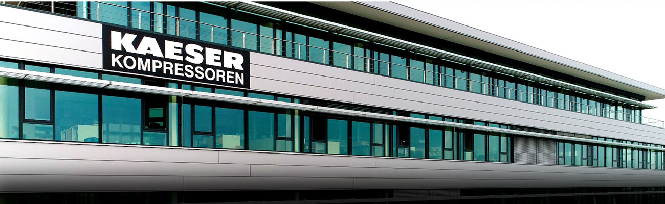 A Kaeser Kompressoren új kutató- és fejlesztőközpontja Coburgban.