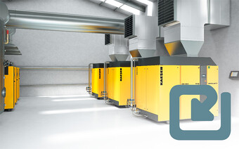 Hővisszanyerés a hulladékhő felhasználása és a kilépő levegőcsatorna rendszerhez való csatlakozás céljából