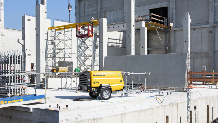 MOBILAIR M44 az építkezésen.