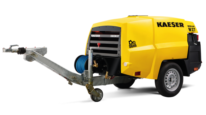 M27 – mobil építőipari kompresszor
