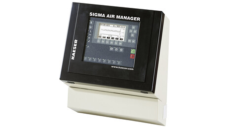A Kaeser Kompressoren Sigma Air Manager felülrendelt vezérlése.