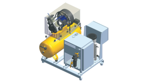 Példa az OEM sűrített levegős állomás felépítésére