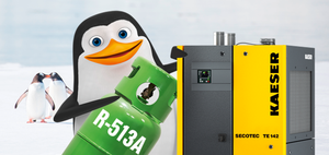 A fluortartalmú üvegházhatású gázokról szóló rendelet biztos megvalósítása a KAESER Kompressoren vállalattal.