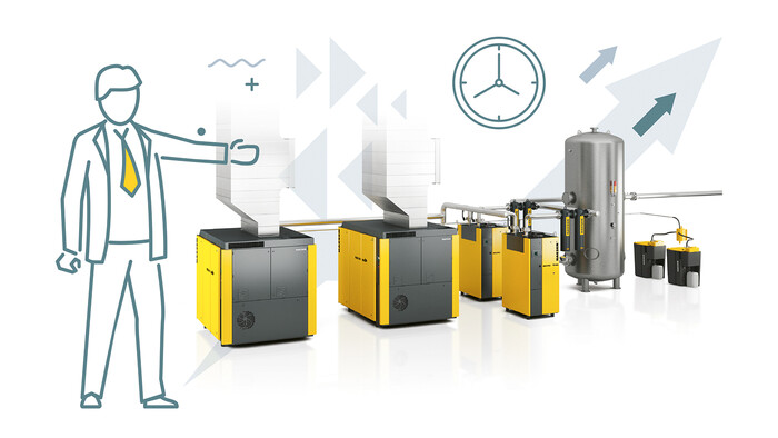 A KAESER szakemberei bemutatják a hővisszanyerésben rejlő lehetőségeket.