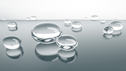 A Lotus-hatás révén, a viasz bevonat védi a berendezést a sós viztől.